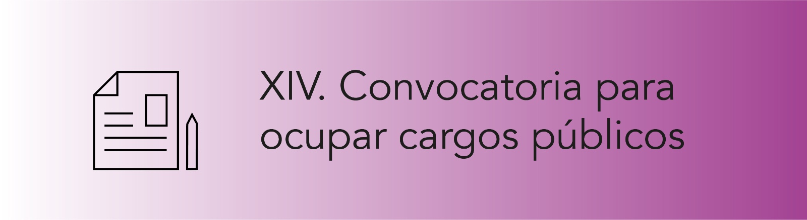 Imagen que permite conocer la Convocatoria para ocupar cargos públicos